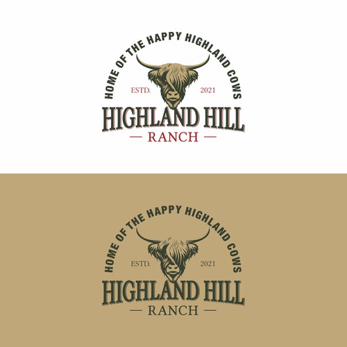 Logo and Social Design for Highland Hill Ranch. Design réalisé par a_nomali