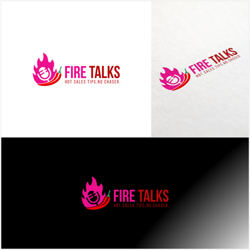 Design a new logo for our season 2 of our Fire Talks show that's strong enough to look like a tier 1 Diseño de dekedesign