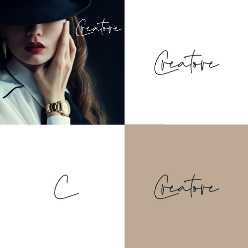 Fashion Retailor: Creatore Brand - Logo Contest Design by Madalin✏️