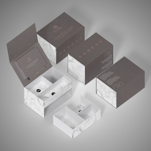 Design a smart luxury packaging for a desk accessory set Design by FAREL_14