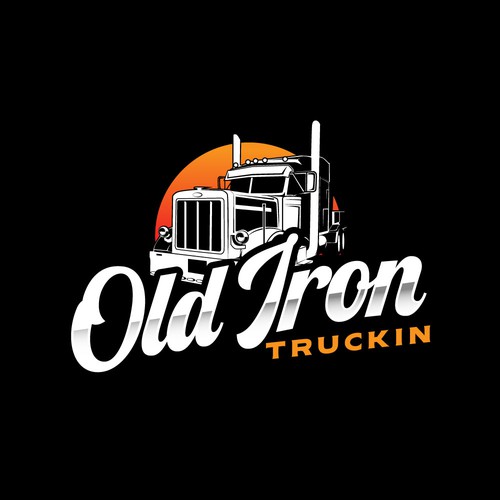 Vintage old school trucking Restoration and apparel brand Design by AlarArtStudio™