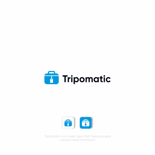 New logo for rebranding a trip planning app Design by TheToddler
