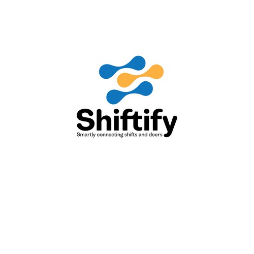 Minimalist and modern logo design for modern work shift management application Design by Jonald