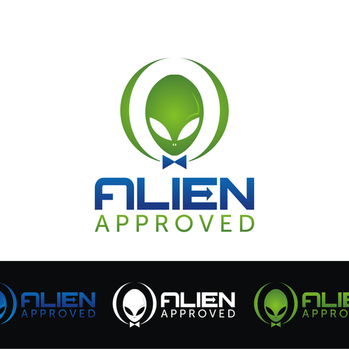 Create a Alien Approved logo for apparel brand Design by _colour13