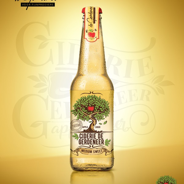 Cider label design