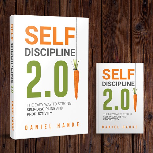 Book cover for a book about SELF-DISCIPLINE Design by DZINEstudio™