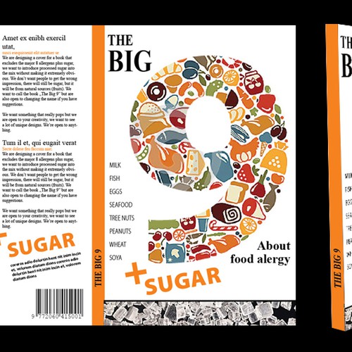 Book Cover for food allergy book Design by Yes Designs