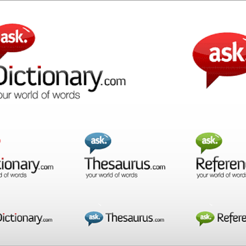 Dictionary.com logo Diseño de kjan