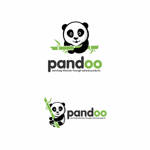 logo design for pandoo, a eco-friendly and modern start-up business ...