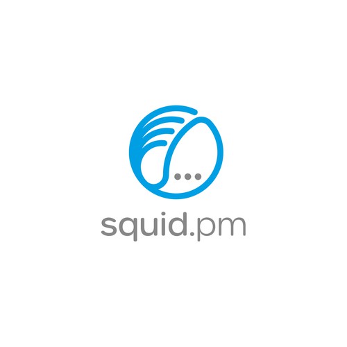 Design a squid logo for a messaging app/website/social network Design by fatboyjim