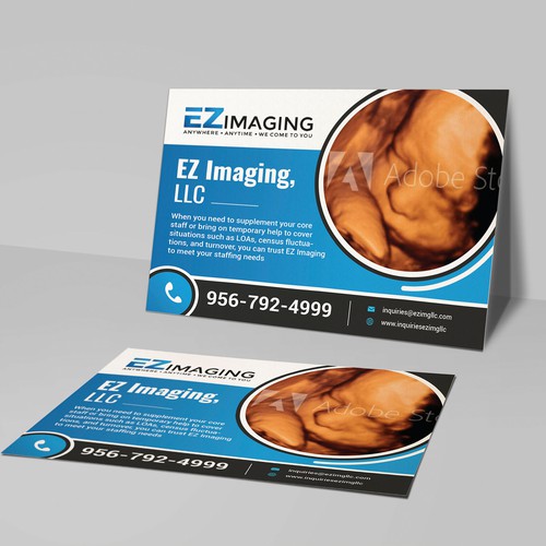 Design di ULTRASOUND STAFFING CARD/FLYER di idea@Dotcom