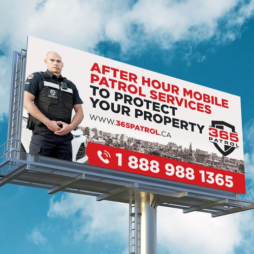 I need a billboard design for a Security Guard Company Design by vsardju