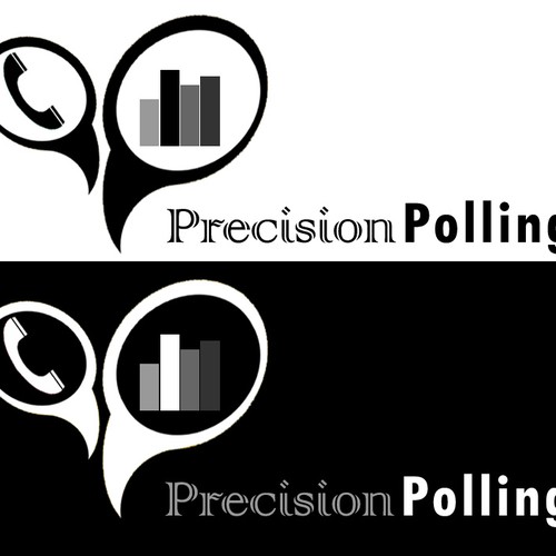 Precision Polling Logo Design Diseño de 99's family