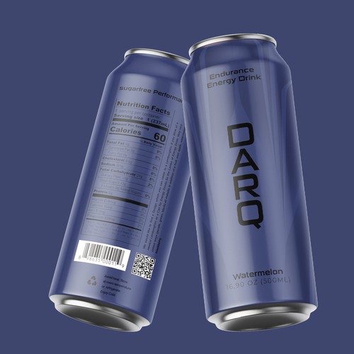 Create a unique Design for a sugar free Energy Drink Can! Diseño de rakaruaan