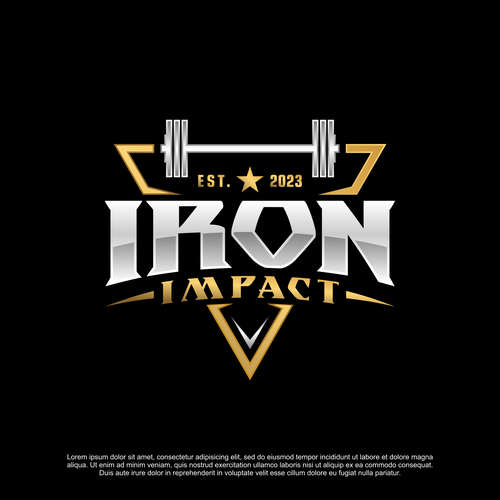 Forged Iron like Logo for an online strength & powerlifting coaching Design by Brainfox