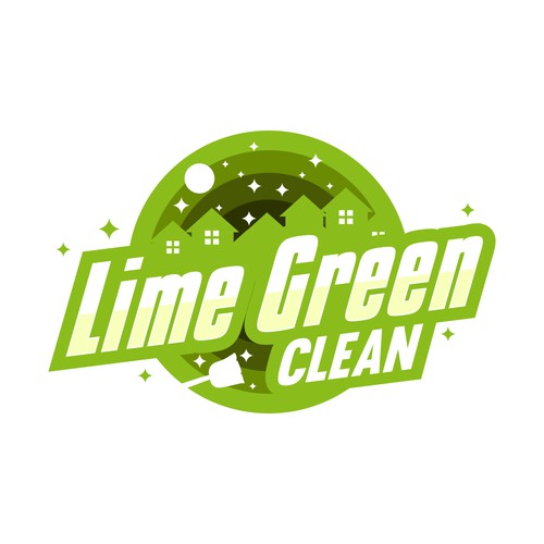 Lime Green Clean Logo and Branding Diseño de Thespian⚔️