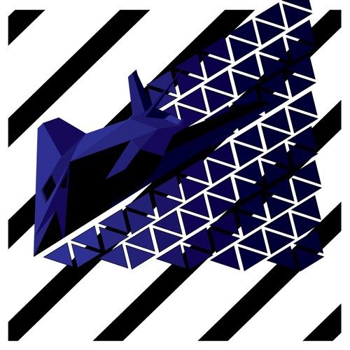 Tattoo with Stealth Bomber Design by BmrKnight