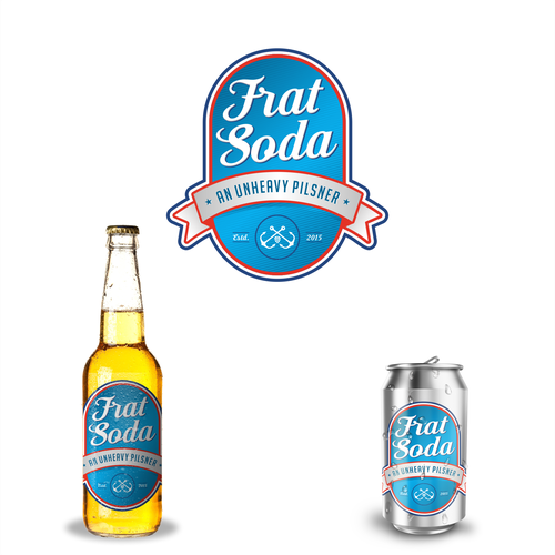 Create a logo for a new breed in light beer - Frat Soda! | Logo design ...