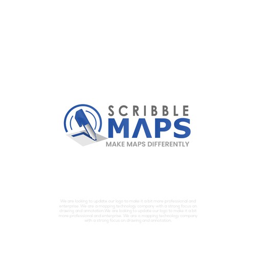 Scribble Maps Logo Refresh/Redesign Design by JosH.Creative™