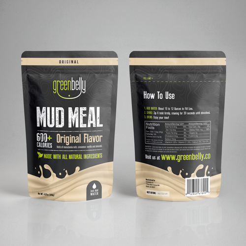 Design our new backpacking food packaging (Greenbelly Meals) Design by BearFace™