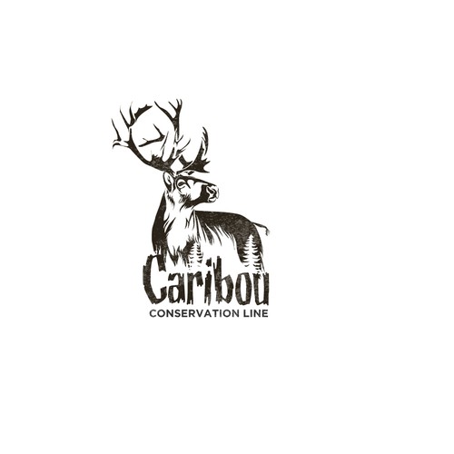 Diseño de Logo design to help raise funds for Caribou species at risk in canada. de Anastasia Kristina