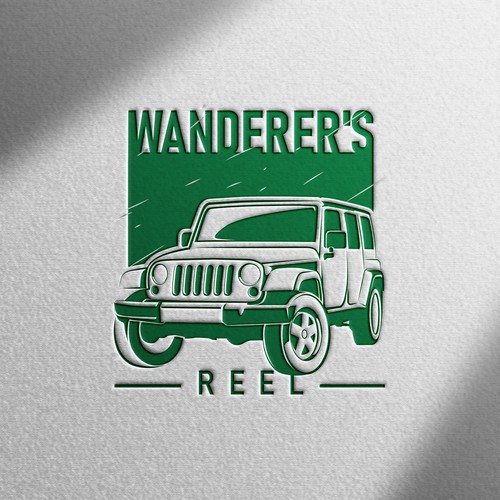 Wanderer's Reel logo (for Travel / Adventure YouTube channel) Design by Abdel Essafi