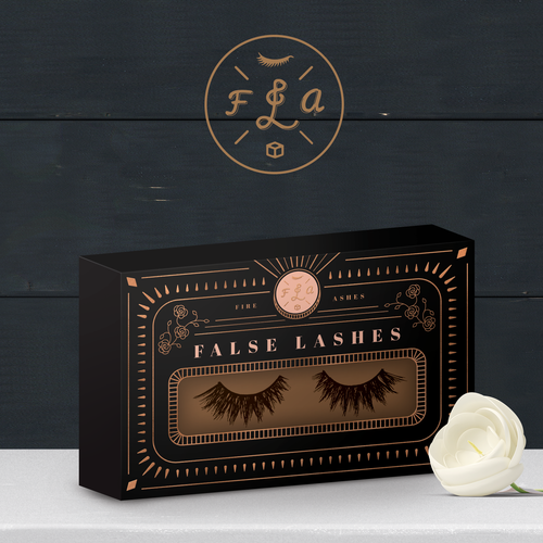 Download Design A Vintage Eyelash Box For Fire Ashes Product Packaging Contest 99designs