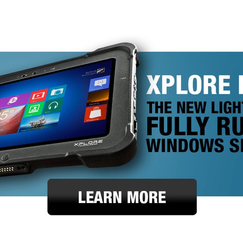 Create eye catching banner ads for the latest rugged tablet pcs! Design by Sven Jorgen