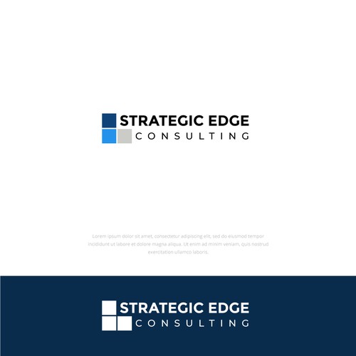 Sophisticated logo with an edge Design by ♛ AHSAN