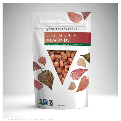 Fully Designed Vegan Snack Bags Product packaging contest