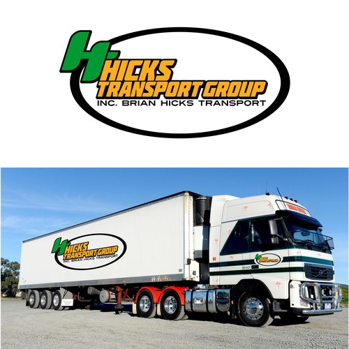 Hicks Transport Group logo freshen up - Sep 2015 Design by camperniq