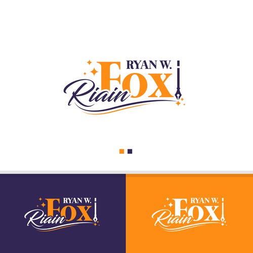 Logo for author website Design by StudioJack