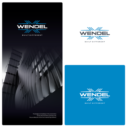 Luxury Logo Design for Wendel X — A Premium Construction Brand Built Different Design by Blinca