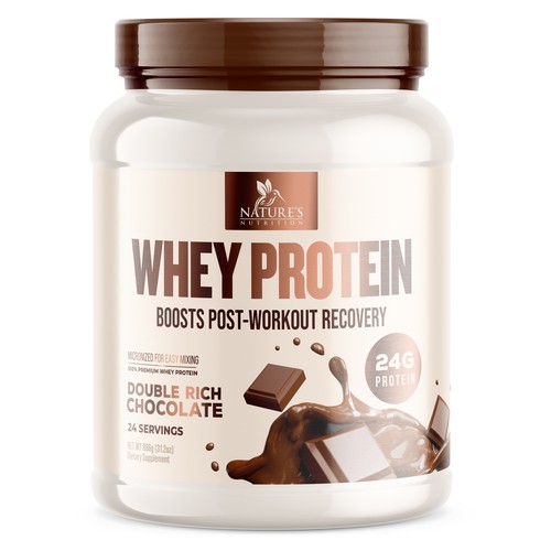 Tasty Whey Protein Chocolate Design Needed for Nature's Nutrition Design réalisé par UnderTheSea™