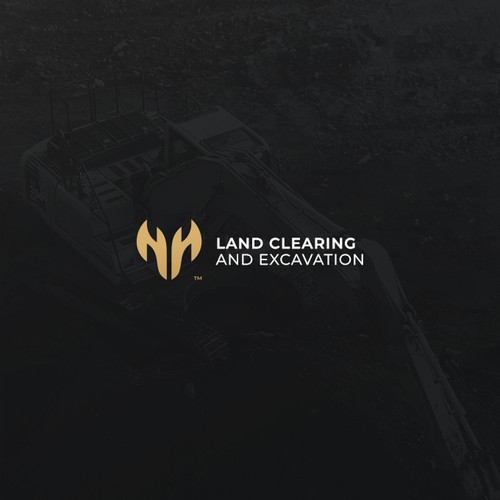 LOGO AND LETTER HEAD FOR H&H LAND CLEARING AND EXEXCAVATION Diseño de VisibleGravity™