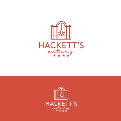 Design an eye catching logo for a high end food hotel restaurant in Ireland Design by DOCE Creative Studio