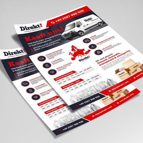 One Page Flyer / Cool Design by Monki D Loy