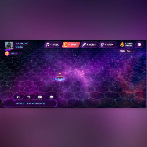 Hard Game UI redesign (Space Revenge) Design by Dedy S