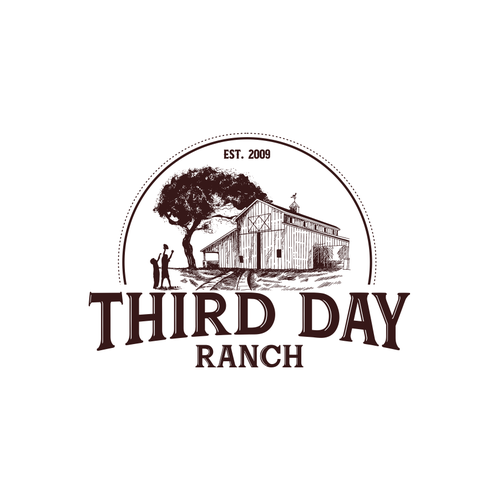 Capture essence of Texas ranch experience in new Third Day Ranch logo Design réalisé par samsoel