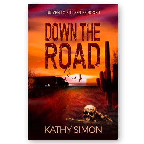 Cover for book about a serial killer Design by Kristin Designs