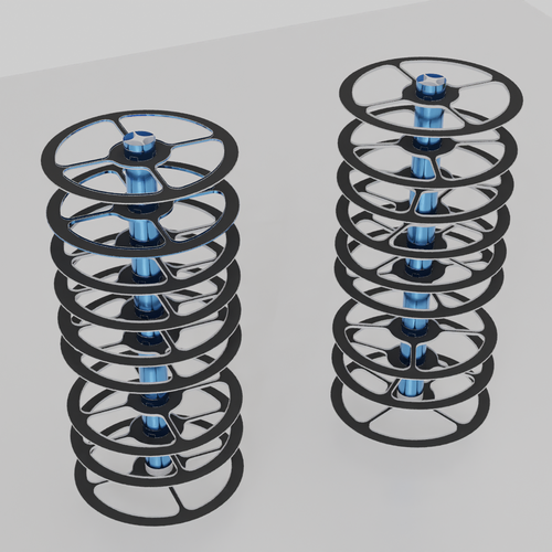 3-D rendering of an arcology Design by AKrender