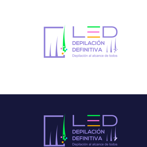 Diseño y Logo para Empresa de Depilación Definitiva Design by Elesense