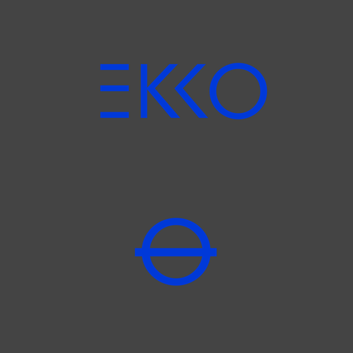 SIMPLE LOGO - ekko Letters then dm after Design by Gernet