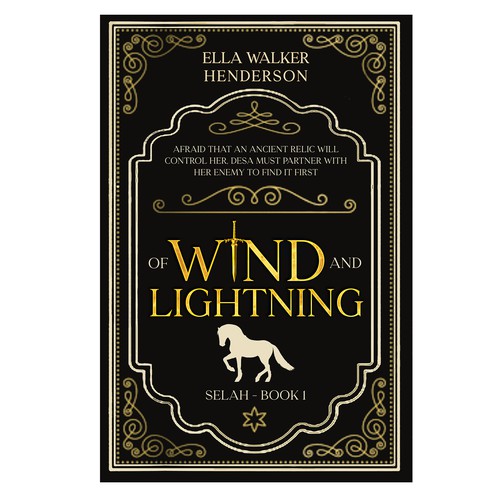 Fantasy book cover design Design by Anastasia Brenych