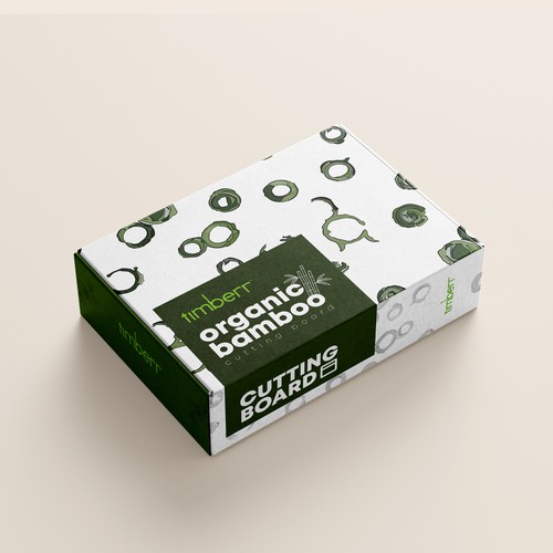 Need an impressive packaging box design for a bamboo cutting board Design réalisé par Mattecho