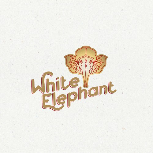 Design White Elephant Logo di Vectorila