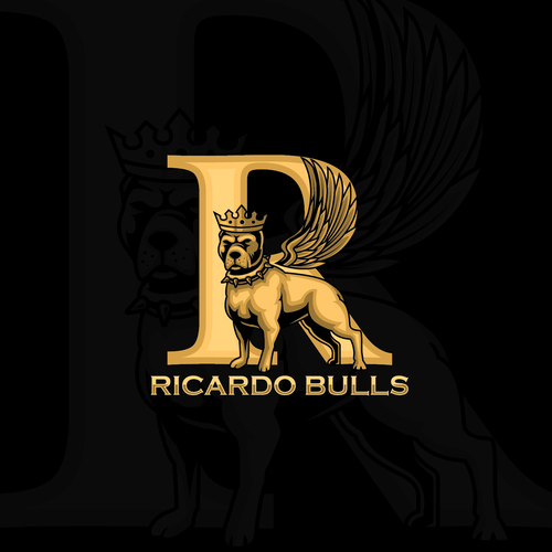 High end luxury American Bully kennel logo Design by omeen