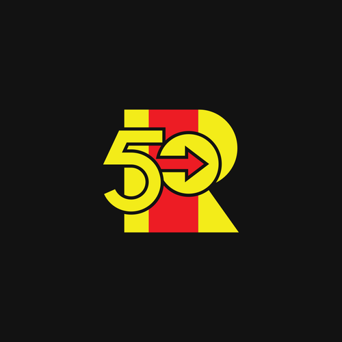 The R50 logo Design by A r s l a n