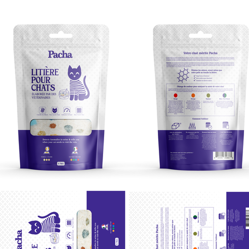 Cat Litter startup Minimalistic packaging - Contest Design by SONUPARMAR