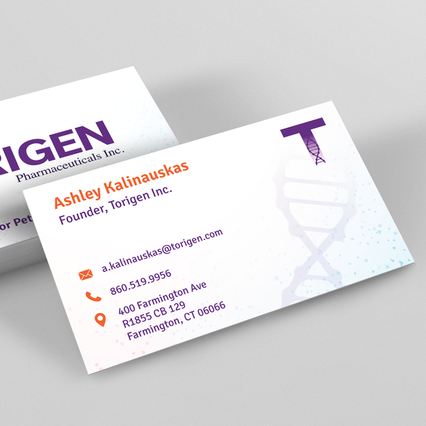 Business Card Design For a Pharmaceuticals Company